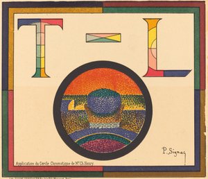 Ch. Henryn kromaattisen ympyrän sovellus tekijältä Paul Signac