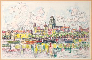 Ciboure, Saint-Jean-de-Luz, 1920 tekijältä Paul Signac