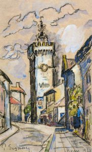 Kellotorni Viviersissä tekijältä Paul Signac