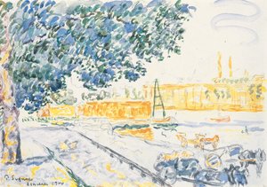 Seine Asnièresissä tekijältä Paul Signac