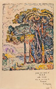 Maisema, 1915. tekijältä Paul Signac