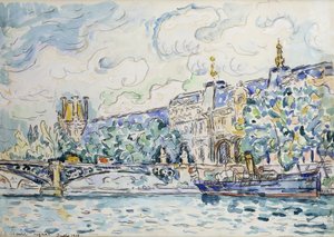 Louvren palatsi, 1910 tekijältä Paul Signac