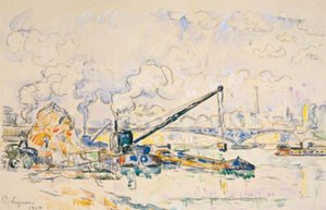 Mirabeau-silta. Sandbunken tekijältä Paul Signac