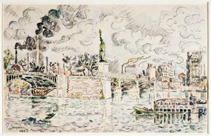 Grenellen silta vuonna 1927. tekijältä Paul Signac