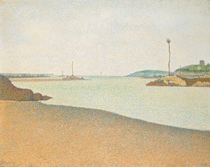 Majakat, Saint-Briac, 1890 tekijältä Paul Signac