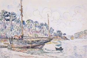 Lézardrieux: rannikko tekijältä Paul Signac