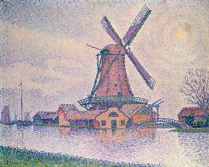 Edamin mylly, 1896 tekijältä Paul Signac