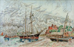 P. Signac / Marine a Loquivy tekijältä Paul Signac