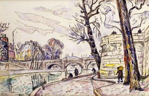 Seinen laituri, tekijältä Paul Signac
