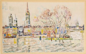Rouen, 1924 tekijältä Paul Signac