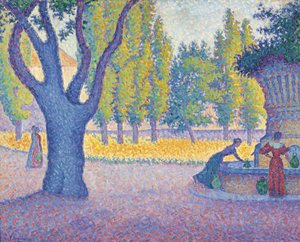 Saint-Tropez, Lices-suihkulähde, 1895. tekijältä Paul Signac