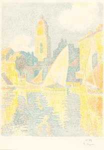 St. Tropez: Satama (Saint-Tropez: Le port) tekijältä Paul Signac