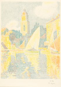 Saint-Tropez: Satama tekijältä Paul Signac