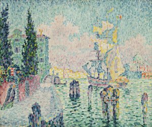 Vihreä talo, Venetsia, 1905 tekijältä Paul Signac