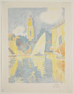 St. Tropezin satama tekijältä Paul Signac