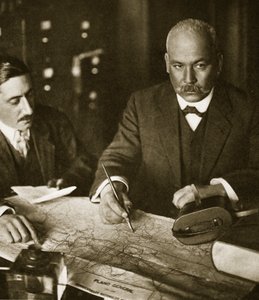Tohtori Vasquez Gomez Imperial-hotellissa New Yorkissa vuonna 1911. tekijältä Paul Thompson
