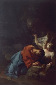 Kristus puutarhassa, noin 1750, kirjoittanut Paul Troger (1698-1762), öljy kankaalle, 241x157 cm