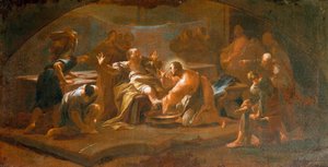 Jalkojen pesu Paul Troger (1698-1762)