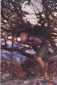 Ja silti minun täytyy kirota, kuva Myrskystä, 1908 tekijältä Paul Vincent Woodroffe