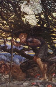 La tempesta de William Shakespeare, Acte II, Escena 2 (litografia en color)finès tekijältä Paul Vincent Woodroffe