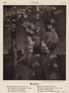 Iltarauha (litho) tekijältä Paul Wilhelm Keller-Reutlingen