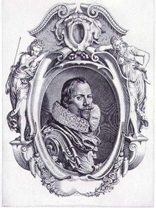Omakuva, kaiverrus Simon de Passen (1595-1647) 1622 (kaiverrus) tekijältä Paul van (after) Somer