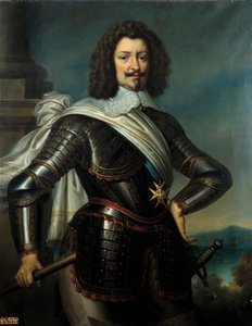 Charles de Lorraine, Joinvillen prinssi, Joyeusen herttua ja 4. herttua Guisen (1571-1640) Henri de Guisen nivuspojan muotokuva Paulin Guerinin (1783-1855) maalaus 1800-luvun su. 1,22x0,96 m