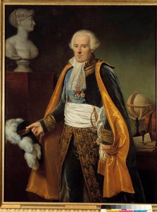 Pierre Simonin muotokuva, Marquis de Laplace (La Place) (1745-1827) Paulin Guerinin (1783-1855) tähtitieteilijämaalaus 1800-luvun su. 1,46 x 1,13 m tekijältä Paulin Jean Baptiste Guerin