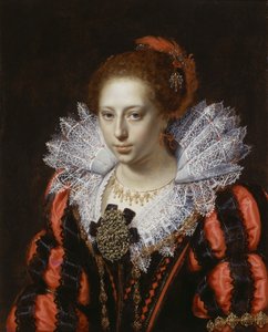 Nuoren naisen muotokuva, n. 1620 tekijältä Paulus Moreelse