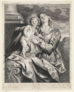 Maria ja Kristus-lapsi tekijältä Paulus Pontius