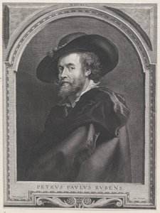 Muotokuva Peter Paul Rubensista, 46 vuotta, 1630, 1630. tekijältä Paulus Pontius