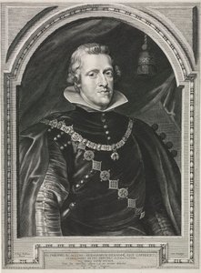Philip IV:n muotokuva. tekijältä Paulus Pontius
