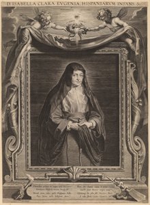 Isabella Clara Eugenia, Espanjan lapsi tekijältä Paulus Pontius, after Sir Peter Paul Rubens