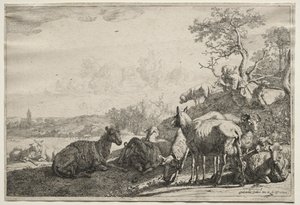 Paimen, 1644. tekijältä Paulus Potter