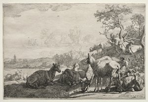Paimen, 1644. tekijältä Paulus Potter