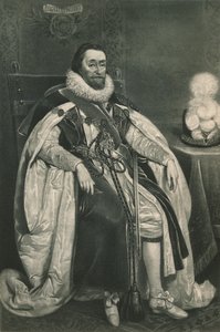 Kuningas Jaakob I ja VI, 1603, 1904 tekijältä Paulus van Somer