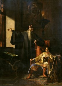 Ivan Julma ja pappi Silvester Moskovan tulipalossa 1547