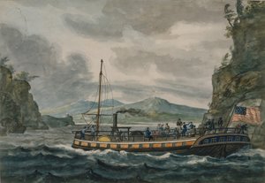 Höyrylaivamatka Hudson-joella, 1811 - noin 1813.