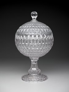 "Argus" päällystetty hillo, n. 1855-1875 (puristettu lasi) tekijältä Pears and Co. Pittsburgh Bakewell
