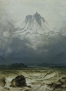 Maisematutkimus, Pohjois-Norja (öljy paneelille)