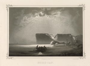 Nordcap. Kuvaus Norge fremstillet ja Tegninger av Asbjørnsen, P.Chr. ja utgitt av Chr. Tønsberg (nro, 1848) tekijältä Peder Balke