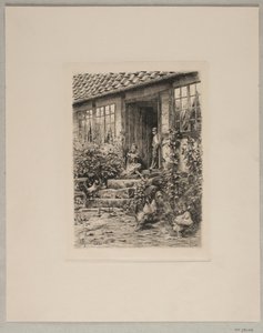 Lapset portaissa tekijältä Peder Monsted