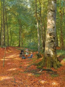P.Mönsted, Aukealla metsikössä tekijältä Peder Monsted