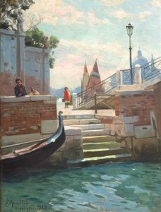 P.Mönsted, Sommertag in Venedig tekijältä Peder Monsted