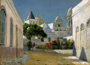 Kaupunkinäkymä Cádizissa tekijältä Peder Monsted