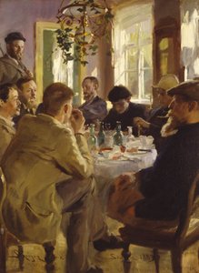 Taiteilijoiden lounas Brøndum
