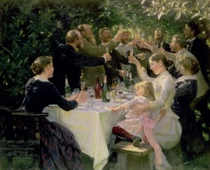 Hip Hip Hurraa! Taiteilijajuhlat Skagenissa, 1888