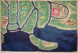 Sloane Ms 197, ff.80v-81r: Sofalan kartta Mosambikista, 