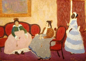 Los Mirinaques, n. 1925 (öljy aluksella) tekijältä Pedro Figari