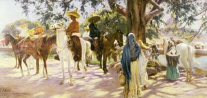 Markkinapäivä San Gabrielissa (1909), Meksiko